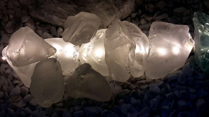 vetro ice bianco led